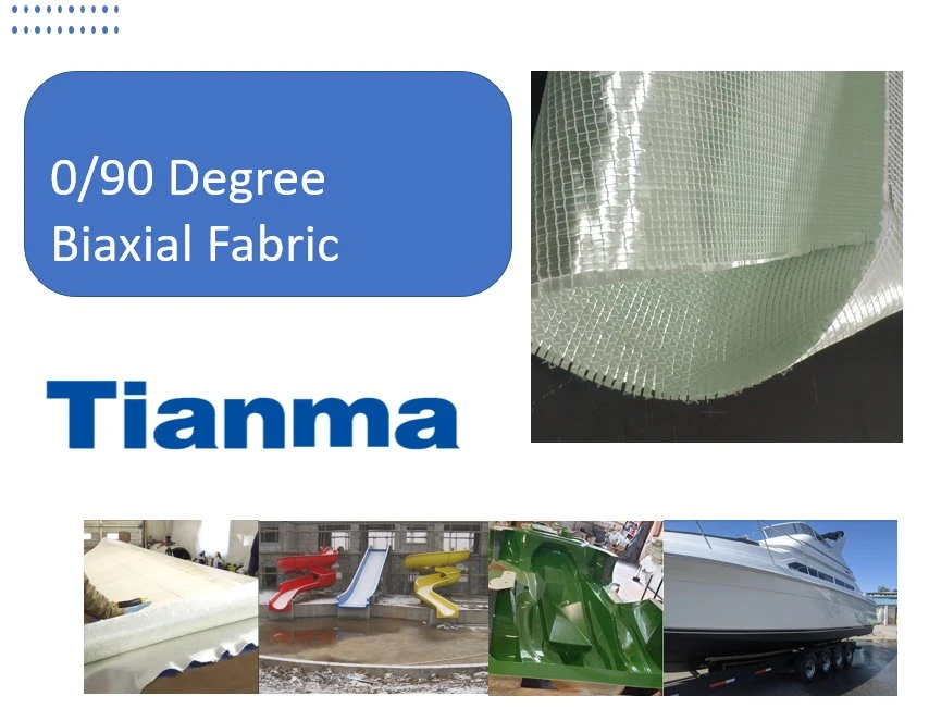 Glass Fiber Stitch-Bonded Biaxial Fabrics with Mat in 0 /90 Degree