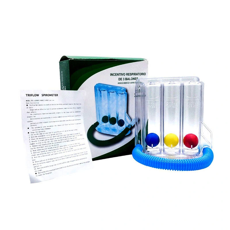 3 Ball Incentive Spirometer Deep Breathing Exerciser Trainingsgerät