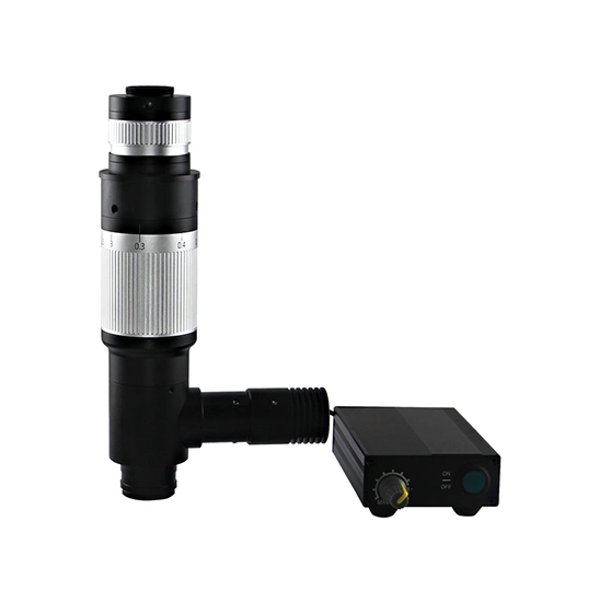 BestScope BS-1085A with Straight Type Coaxial Illuminator 4K Apochromatic Monocular Zoom Microscope