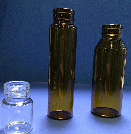 Lock-up Amber and Clear Tubular Glass Vial for Medical Packing