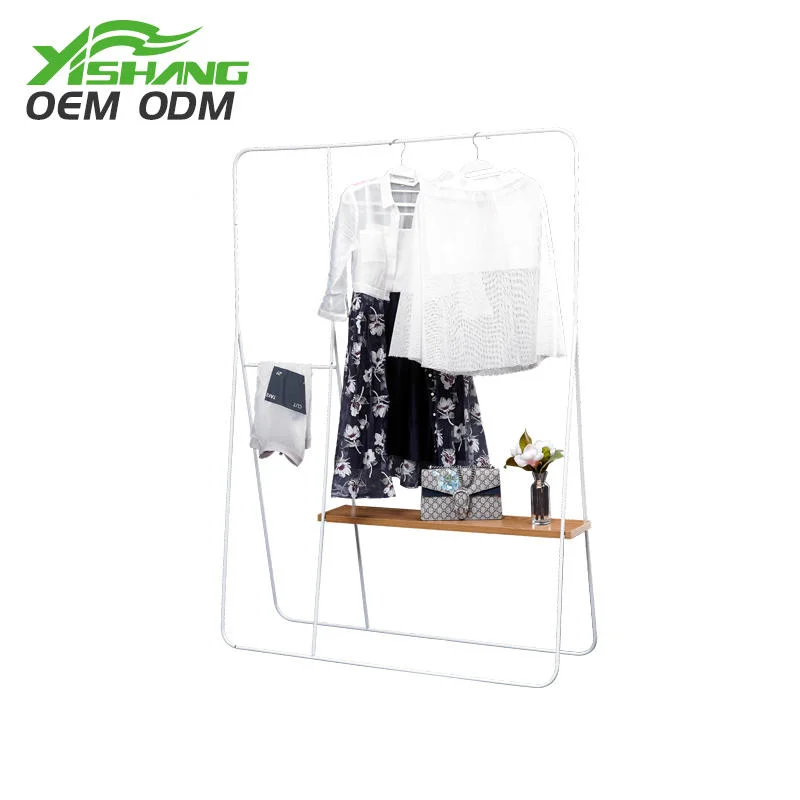 Retail Metal Display Racks Store Clothing Hanger Rack