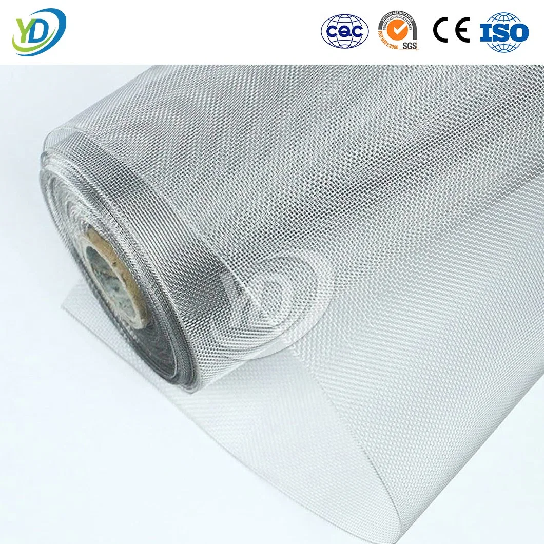 Yeeda Iron Wire Mesh Stainless Steel China Wholesalers 6 Inch Stainless Steel Wire Mesh Screen 1-3500 Mesh Hole Size Stainless Steel Theft Proof Window Screen