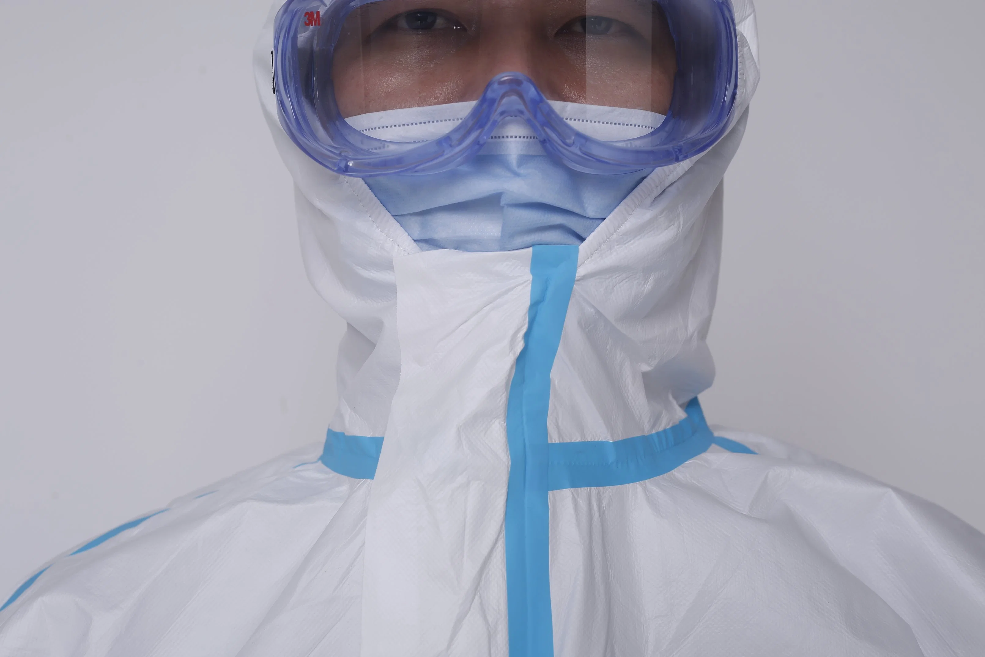 SMS Non Woven Fabric Anti-Statics Sterile Medical Disposable Protective Overall