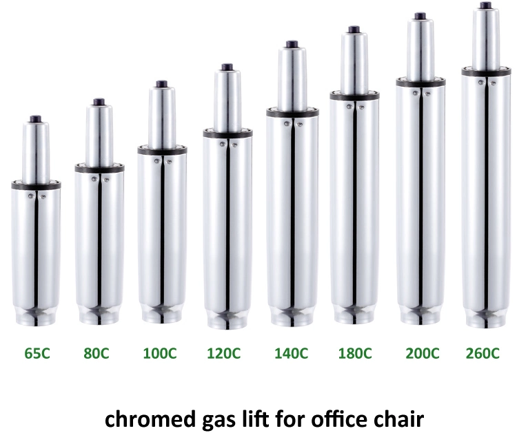 Furniture Parts Customized Size Gas Spring Office Chair Chrome Gaslift
