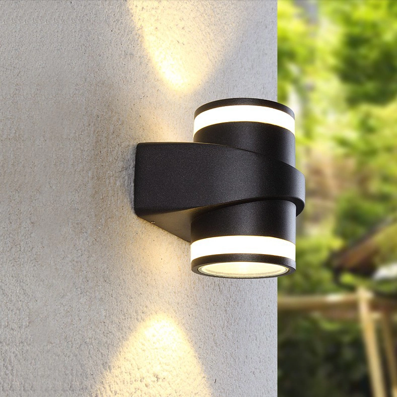 Moderna lámpara de pared para exteriores sencilla impermeable hasta las luces de pared de abajo Iluminación horizontal (WH-HR-20)