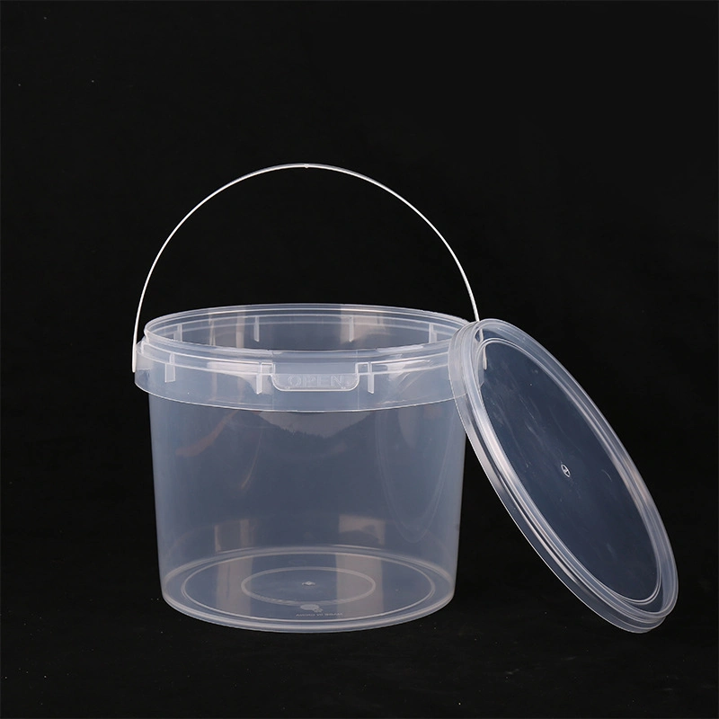 5L Plastic Food Container with Lid, Popcorn Barrel, Food Packaging Storage Box
