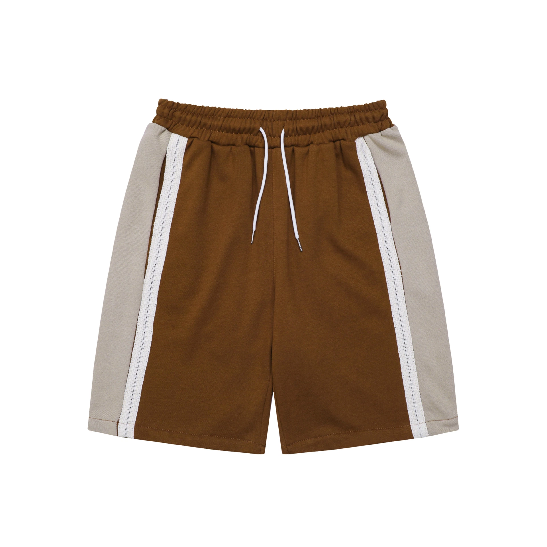 Blocage du côté de coton Split couleur Shorts court personnalisé pour les hommes