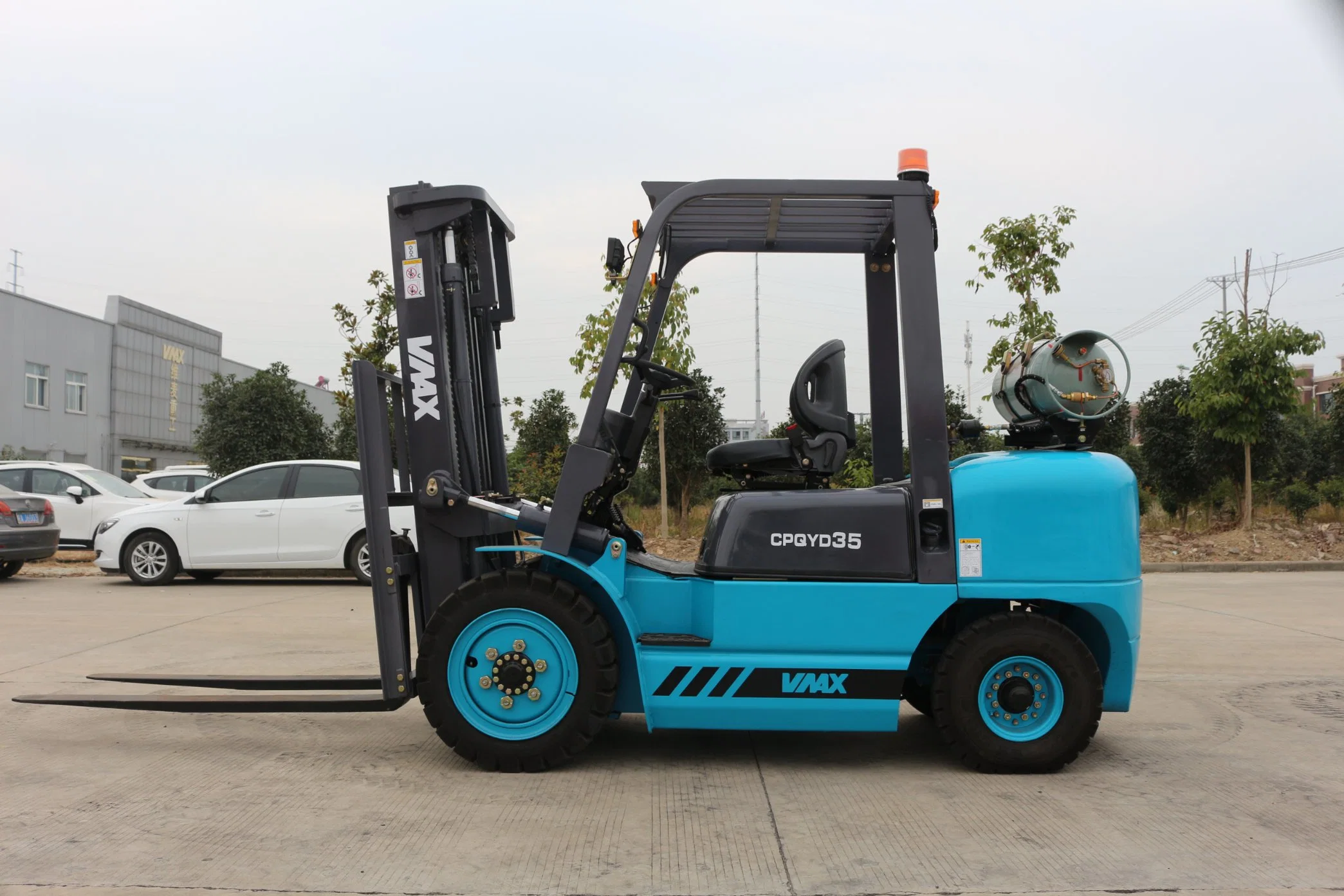 Nuevo accesorio de fábrica máquina de elevación opcional 3,0 Ton 3,5 Ton 4 gasolina LPG Forklift