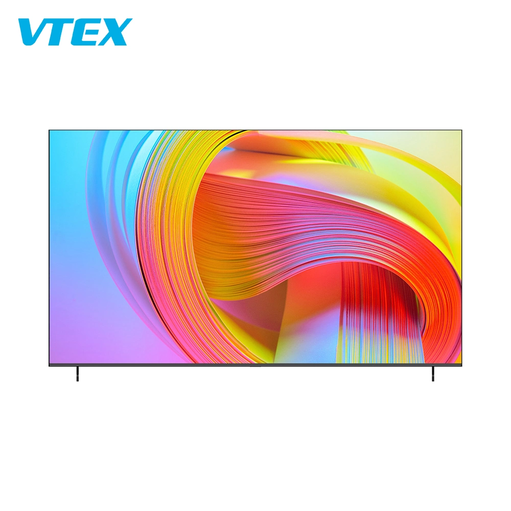 Manufacture Customized 4K UHD Digital Television Big Size Frameless Display WiFi Online Smart TV for Home Office