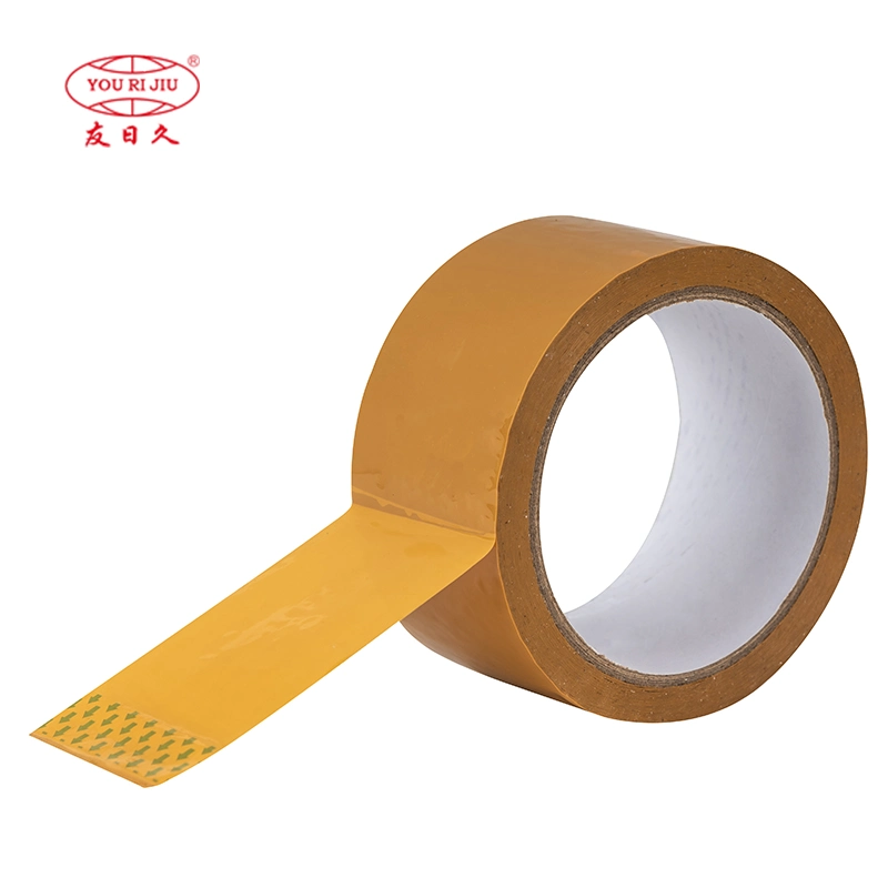 Yourijiu 2 Inch BOPP Clear Brown Packing Tape Waterproof Transfer OPP BOPP Strong Clear Adhesive