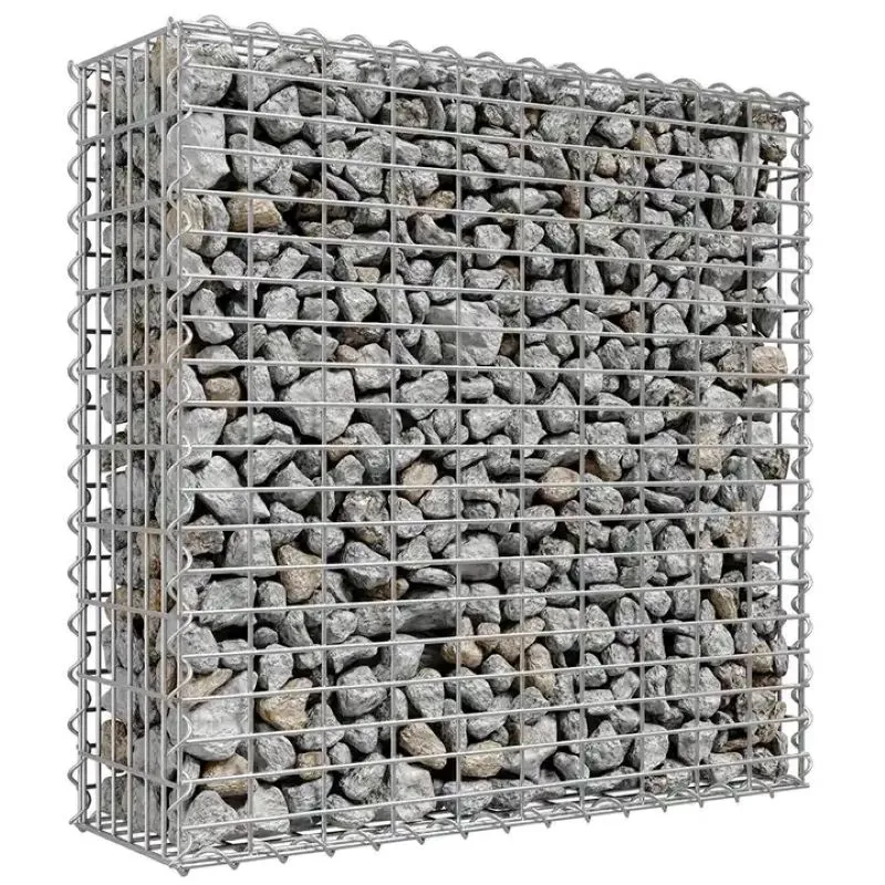 Welded Wire Mesh Galvanized Steel Garden Fence Gabion Stone Baskets Box
