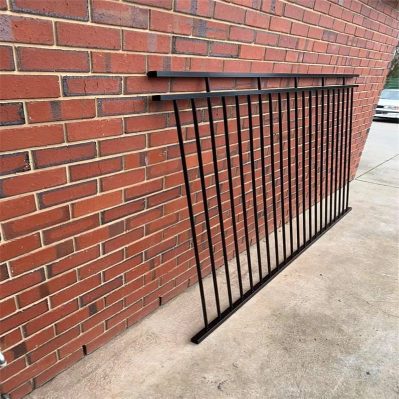Metal Steel / Aluminum/Iron Fences Steel Railing Iron Fence Galvanized Pen Fence Panel Decorative Fencing Animal Garden Pool Fence