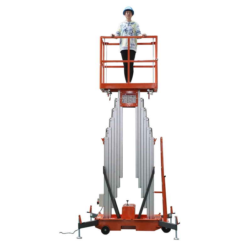 16m Double Mast Aluminium Vertical Lift Can Be Customized CE Hot Sale