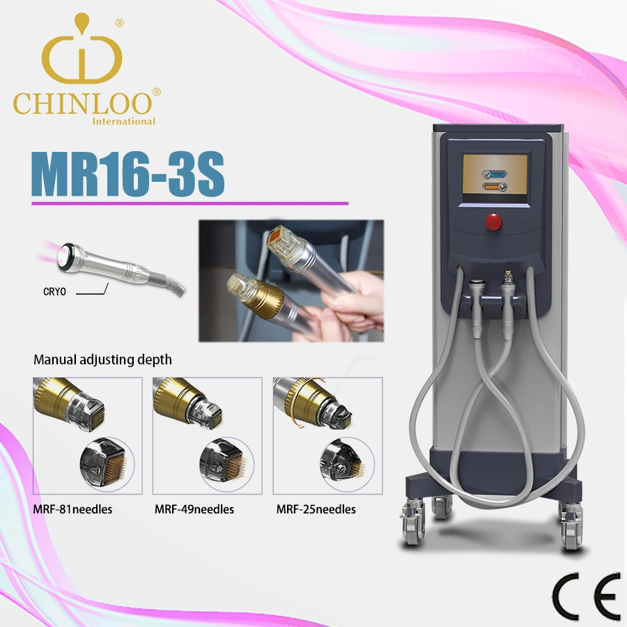 Senhor16-3S/CE Anti-Wrinkle Microneedle RF fracional de tratamento com pigmento de equipamentos de beleza