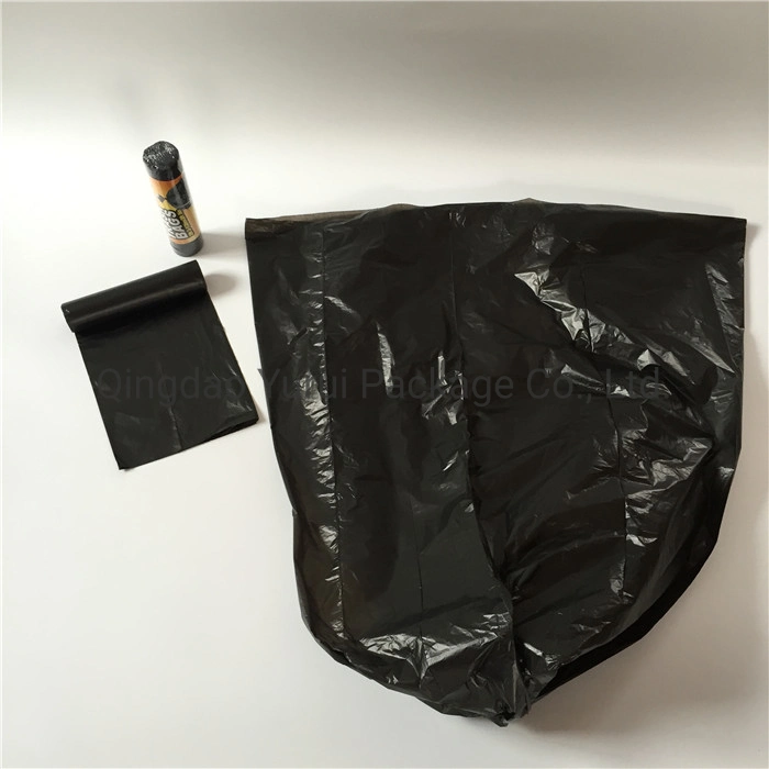 Waterproof HDPE Bin Flat Refuse Plastic Liner Trash Bag on Roll