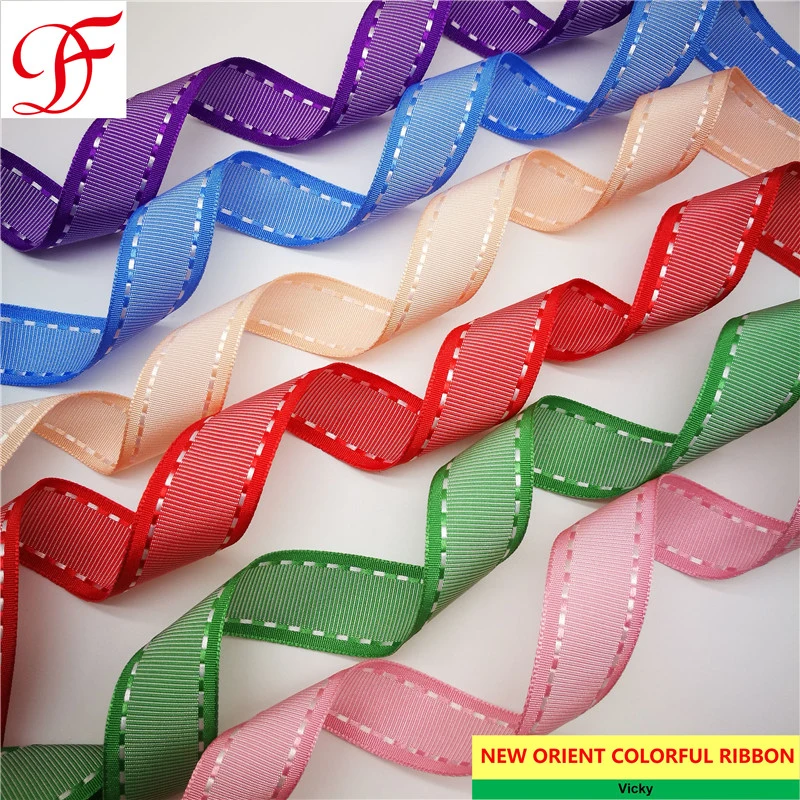 Decorative Nylon Grosgrain Ribbon Satin Double/Single Face Sheer Organza Edge Hemp Taffeta Gingham Ribbon for Wedding/Wrapping/Gift/Bows/Packing