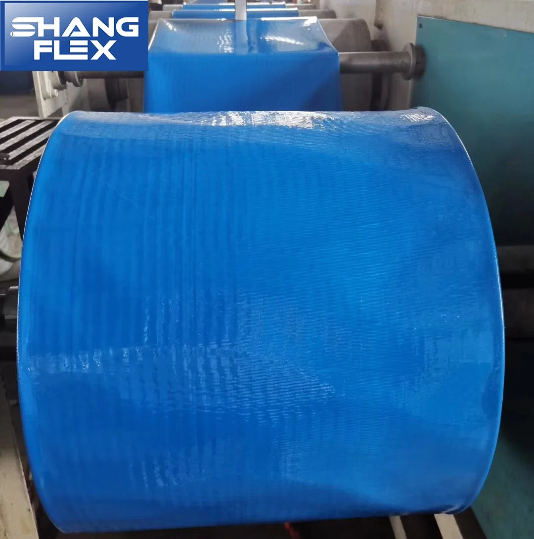 Light Duty PVC Layflat Water Discharge Hose Blue Wp2bar 3bar 4bar