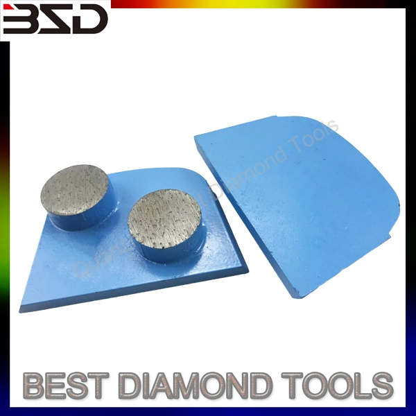 Two Segment Trapezoid Diamond Metal Bond Floor Grinding