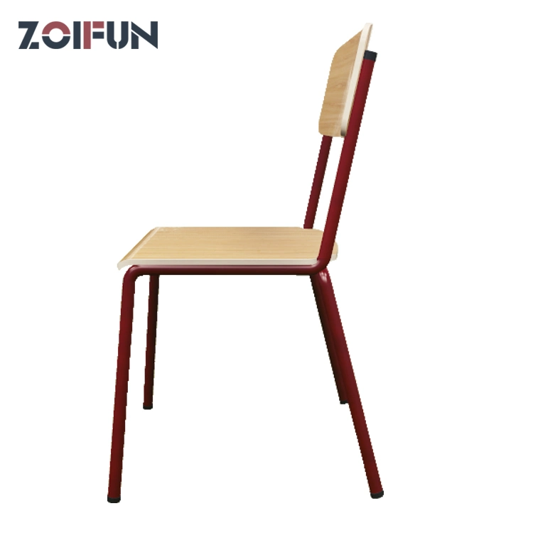 Education Wooden Metal Students Classroom Table and Chair Children School Furniture