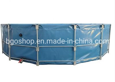 Tarpaulin Aquarium Fish Pond PVC Plastic Fish Farming Tank