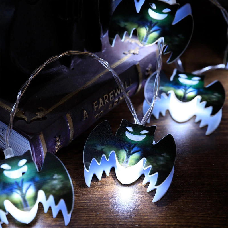 LED alimentado por bateria String Craft String ornament Forbat Halloween String Luz para decoração de festa e casa