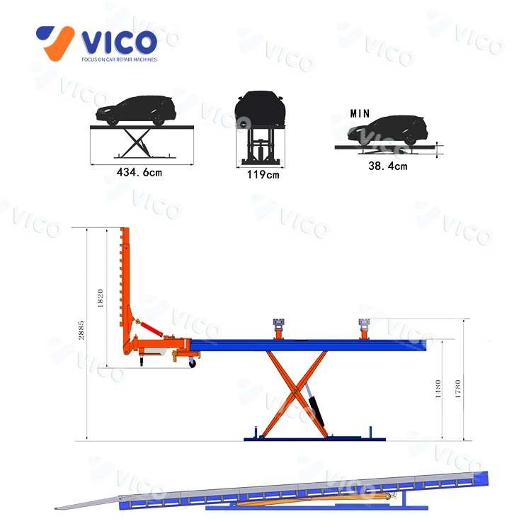 Vico Auto Body Centre de collision banc de réparation