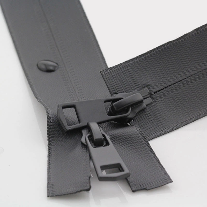 Hot Sale Garment Accessories Waterproof Zipper Double Sliders and Nylon Waterproof Zipper