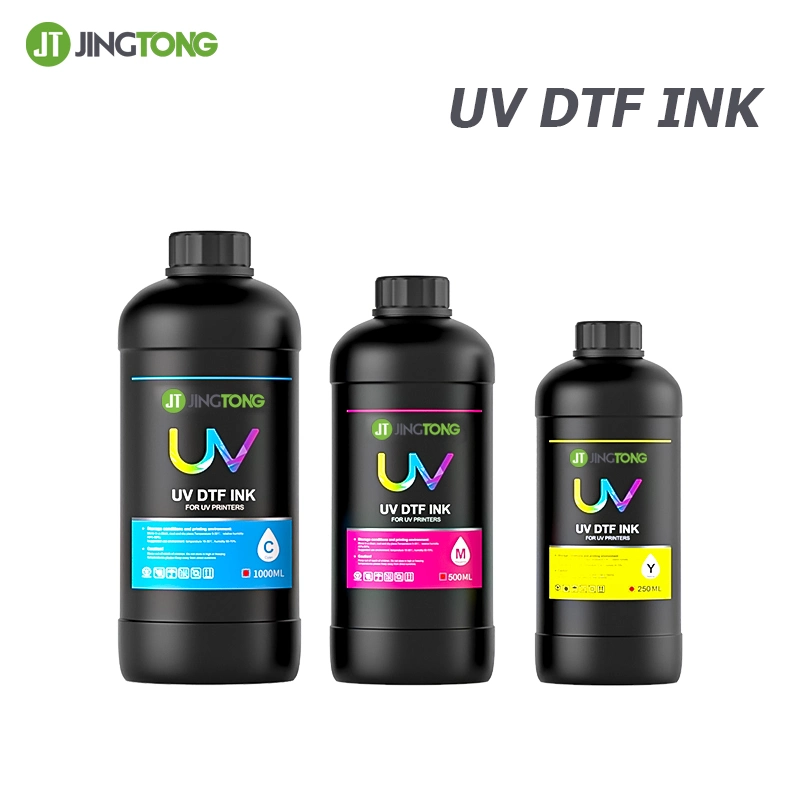 UV Dtf Printer Ink Cmykw Varnish UV Inks Ab Pet Film Ink for Crystal Label Sticker Dtf Printing