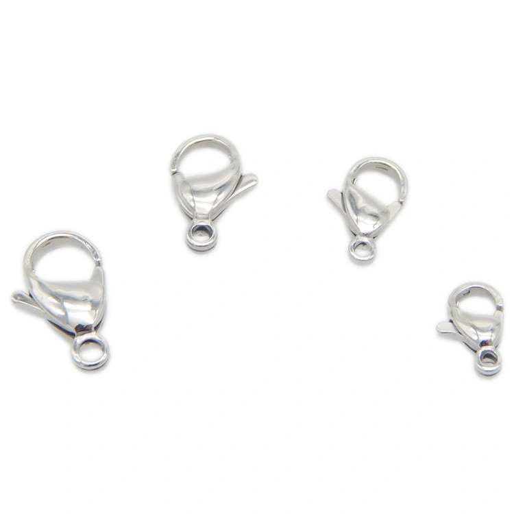 304 Stainless Steel Lobster Clasps Claw Clasps for Bracelet Necklace Jewelry Making Findings