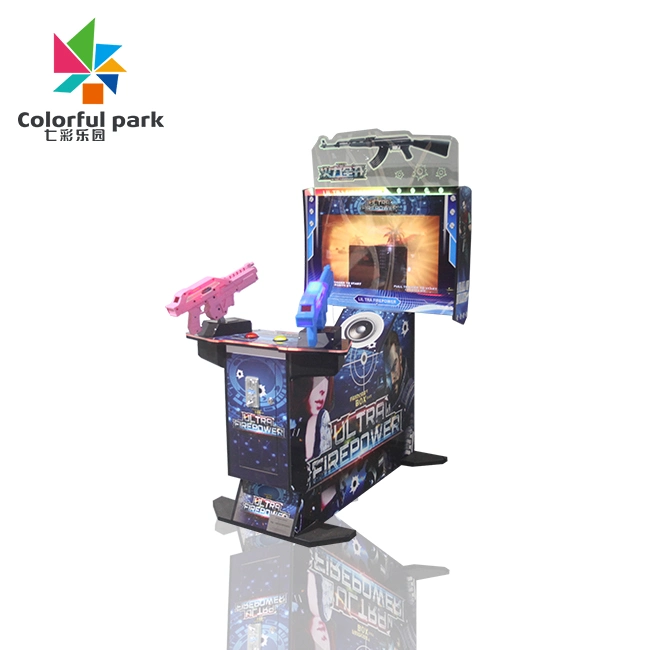 Parque colorido Arcade Mini simular el rodaje de máquinas de juego, juego de disparo de bola flotante, una moneda+operado+Juegos