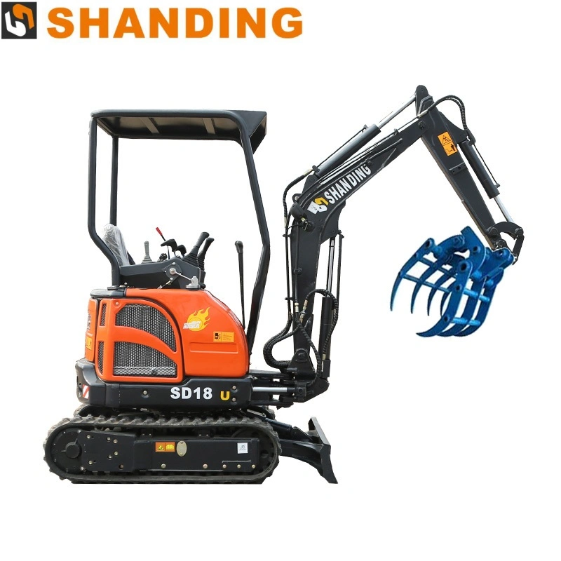 SD18u Hydraulic Excavator, Imported Hydraulic System Shandong Shanding Factory Outlet with Low Price