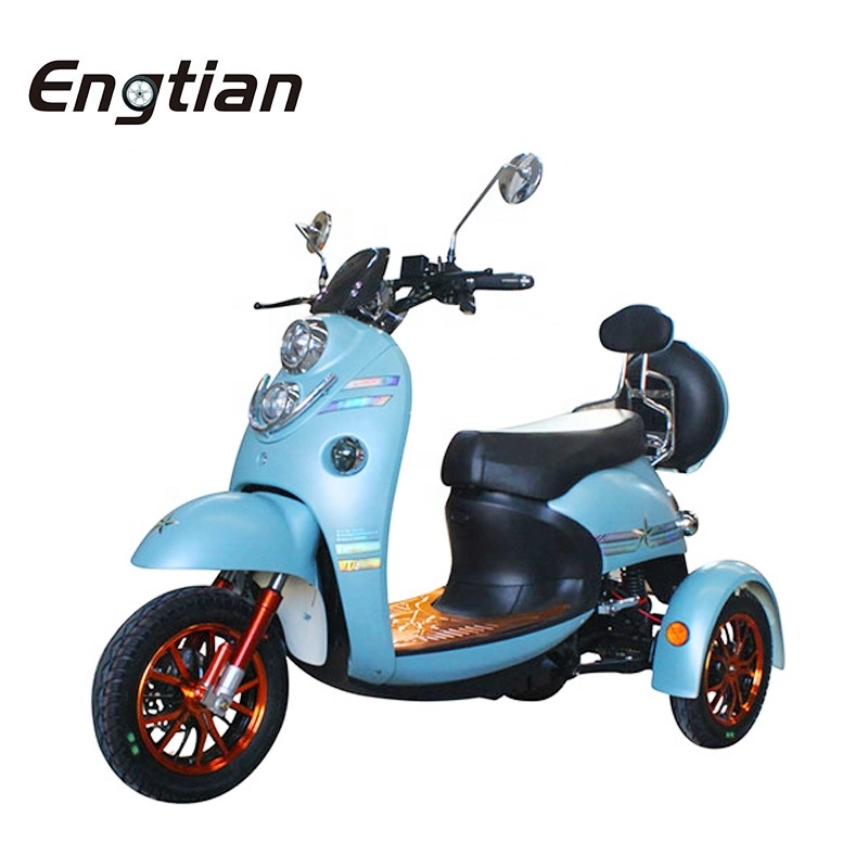 Engtian Fashion Model Mobility Powerful Motorcycle 3 Wheels Electric Tricycles Scooters for Adult