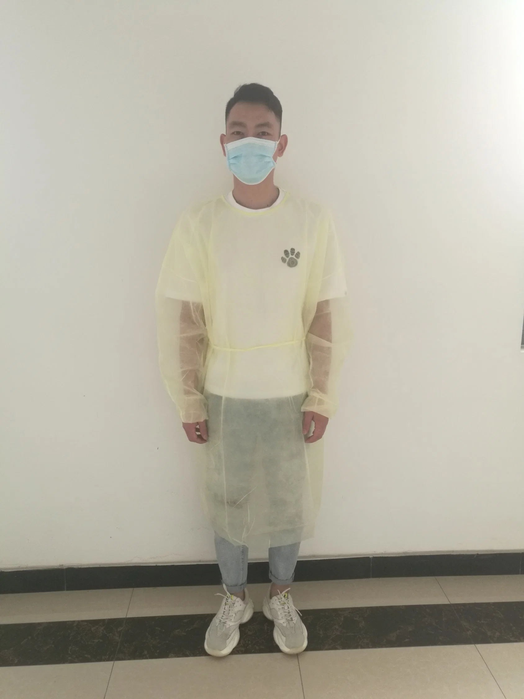 Disposable Coverall Medical Isolation Clothing Colors Can Be Customized