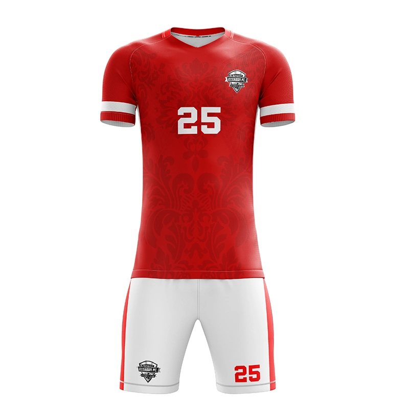 Personalisierbare Druck Fußball Team Sublimation Männer Fußballbekleidung Trikot-Set