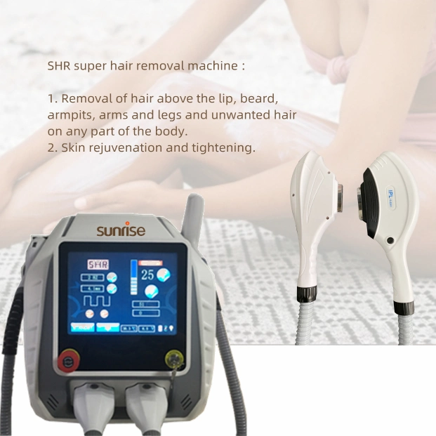 Clinic Use Double Handle IPL+ ND YAG Hair Removal Elight Tattoo Removal Skin Beauty Equipment