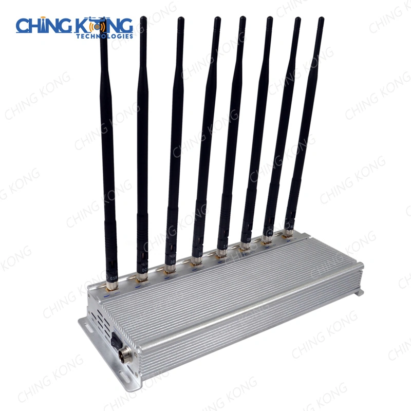8 Antennas Indoor Use Wi-Fi GSM 3G 4G 5g Mobile Phone Jammer