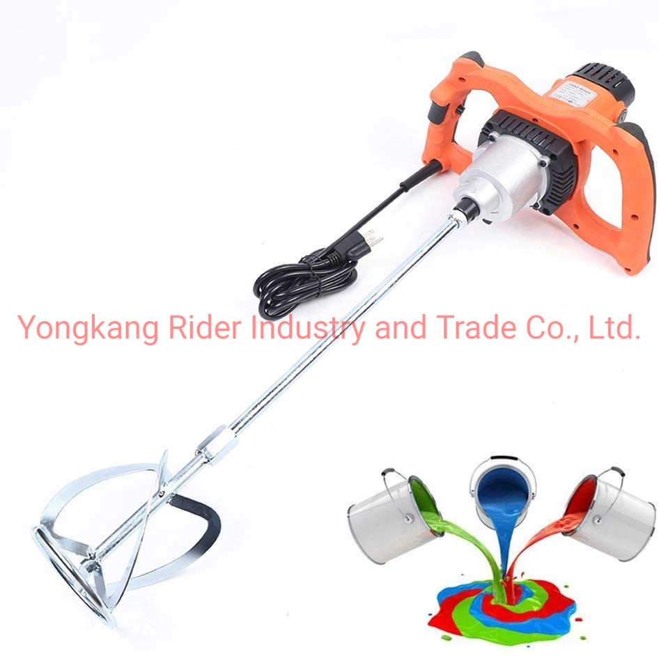 1800W Portable Putty Paint Mixer Handheld Electric Cement Mixer