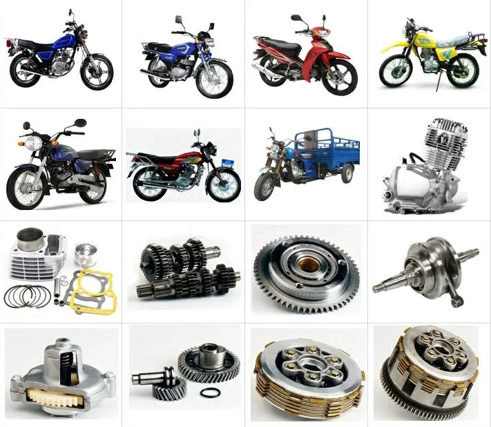Motorcycle Electric/Braking Ybr125/Crypton/Ax100 Bajaj Boxer Bm100/Tvs Hlx125/Cg150/200/250/Cgl125/Wy125/CD110/Pulsar/CB1/Scooter Gy6 125/150 and Spare Parts