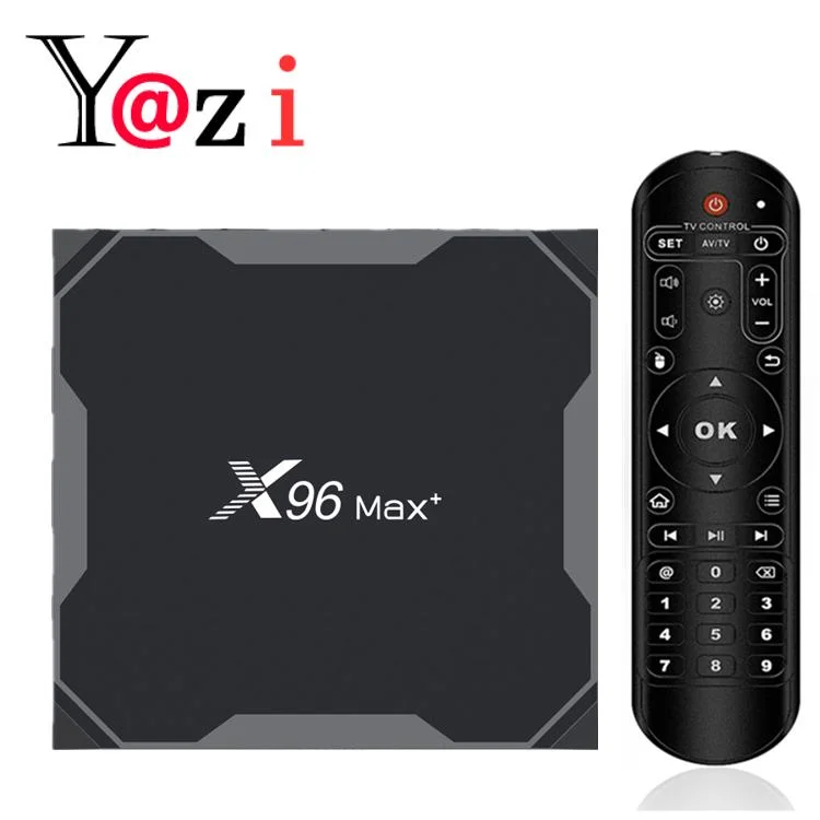 Dernière Android TV Box X96 Max plus 4 Go 32 Go 4 Go/64 Go Boîtier décodeur Amlogic S905X3 Android 9.0 X96 Max