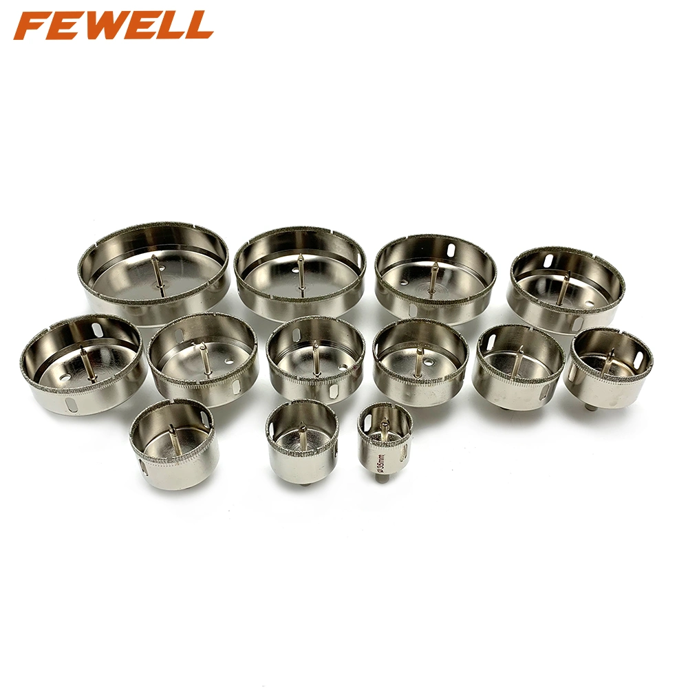 Electroplated Diamond Positioning Drill Bits Glass Tiles Hole Saw 65mm for Sale