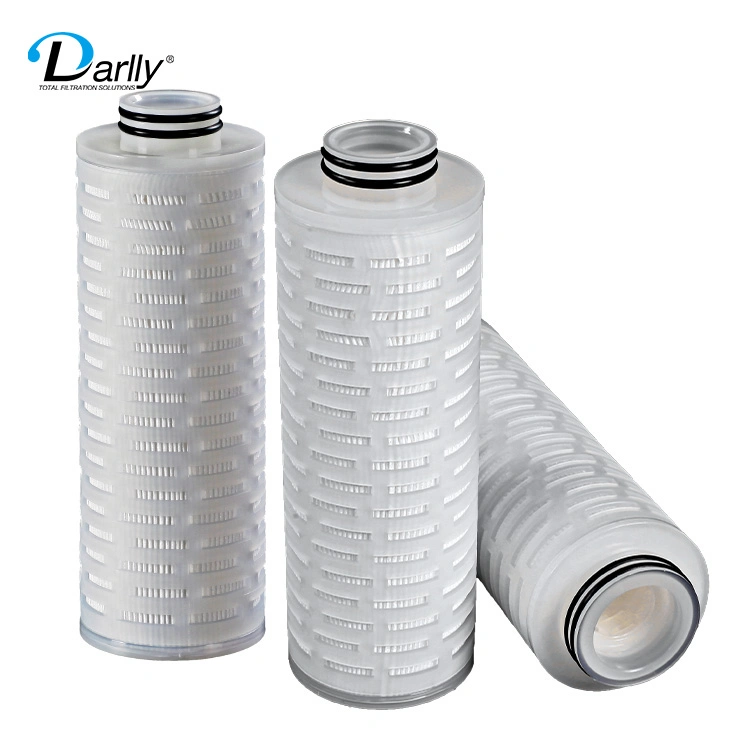 Chemical Liquid All Fluoropolymer Filter Cartridge with Ultra-High Quality PTFE Membrane 0.2 Micron