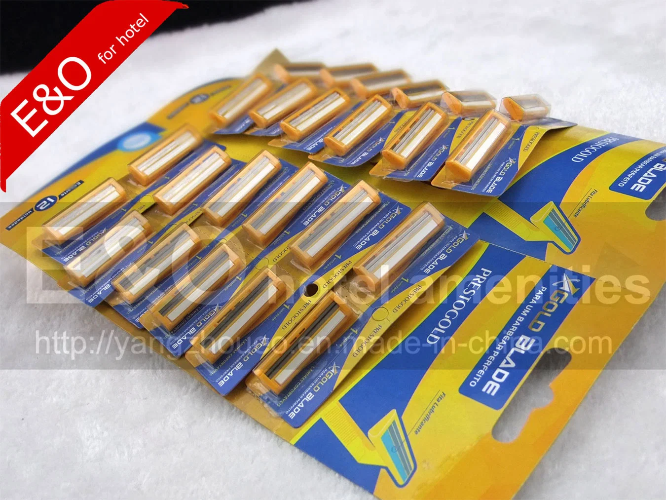 Disposable Display Card Package 2 Layers Blades Shaver Razor