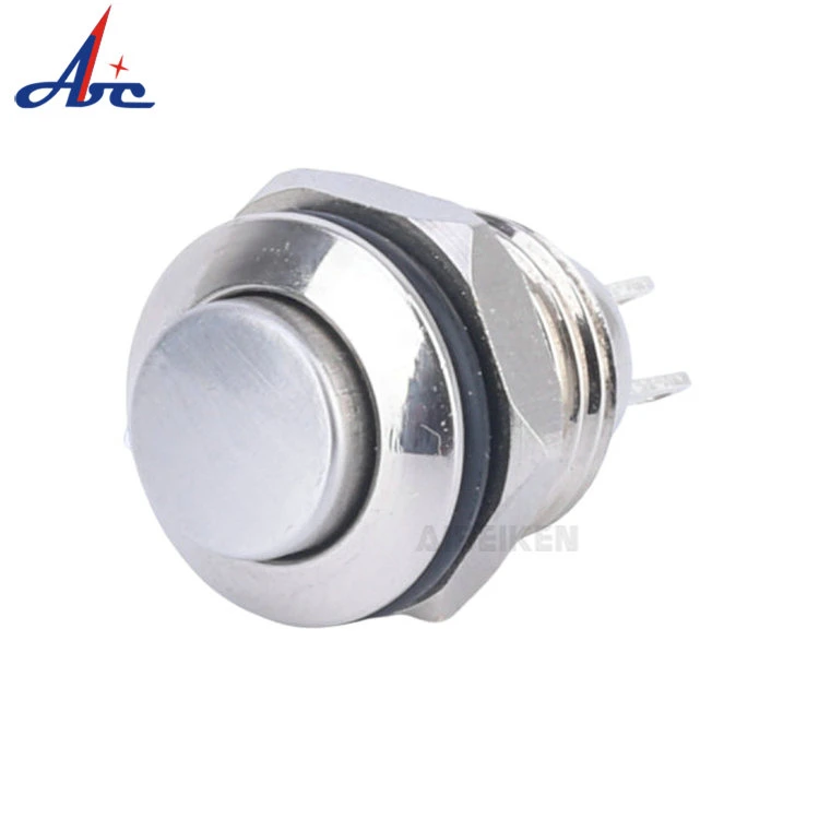 10mm Small Low Voltage Push Button Switch Momentary High Round Head 1no Mini Push Button Switch Waterproof