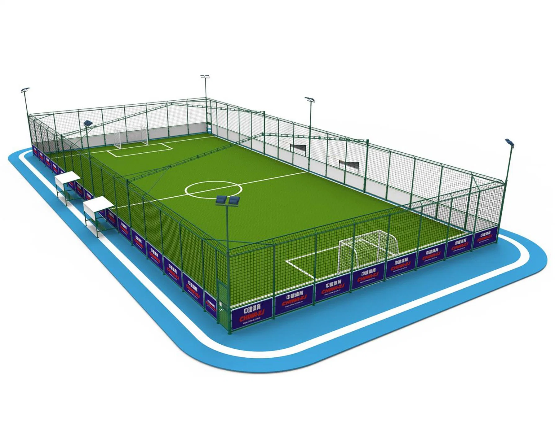 Fußball Gras Kunstrasen Kunstrasen Landschaft Rasen Hausdekoration 13mm Kunstrasen