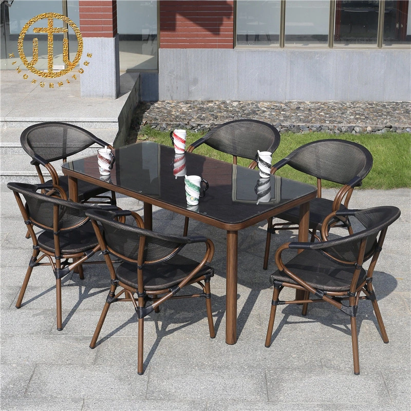 Outdoor Rattan Table and Chair Set Patio Garden Leisure Furniture