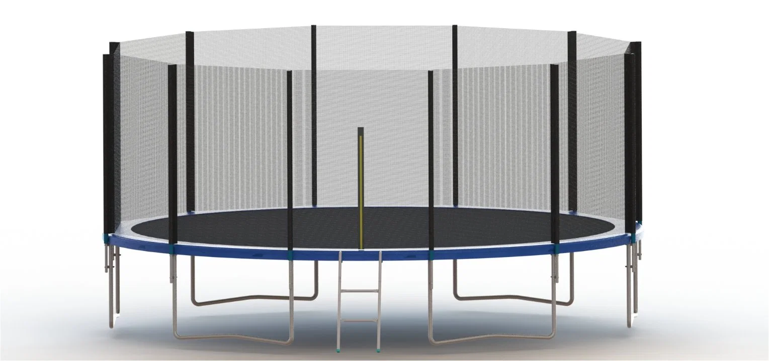 6FT/8ft/10ft/12ft/14ft trampolín Fitness baratos en tamaño grande ejercicio al aire libre Saltar Trampolines con red de seguridad