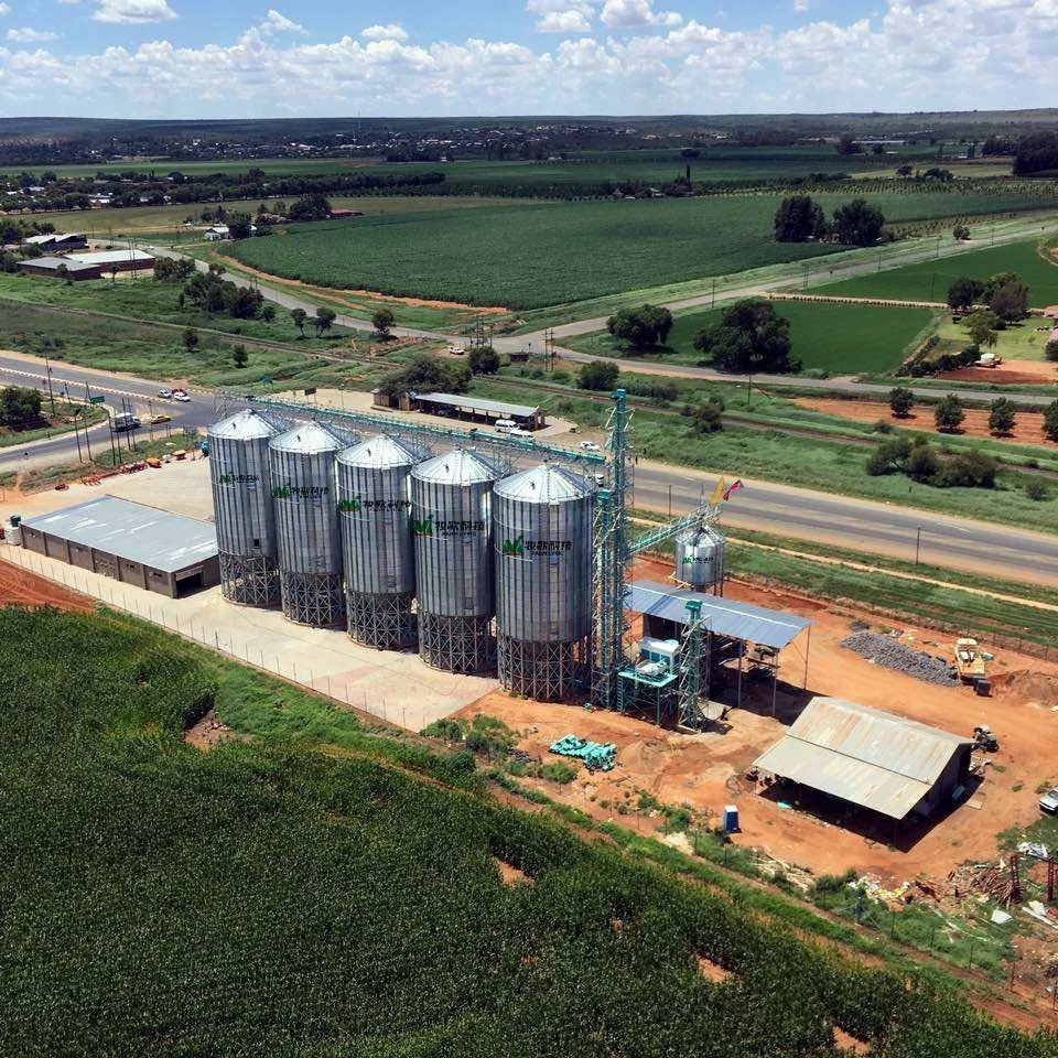 40-1000 toneladas estructura de acero Silo de grano impermeable y a prueba de golpes