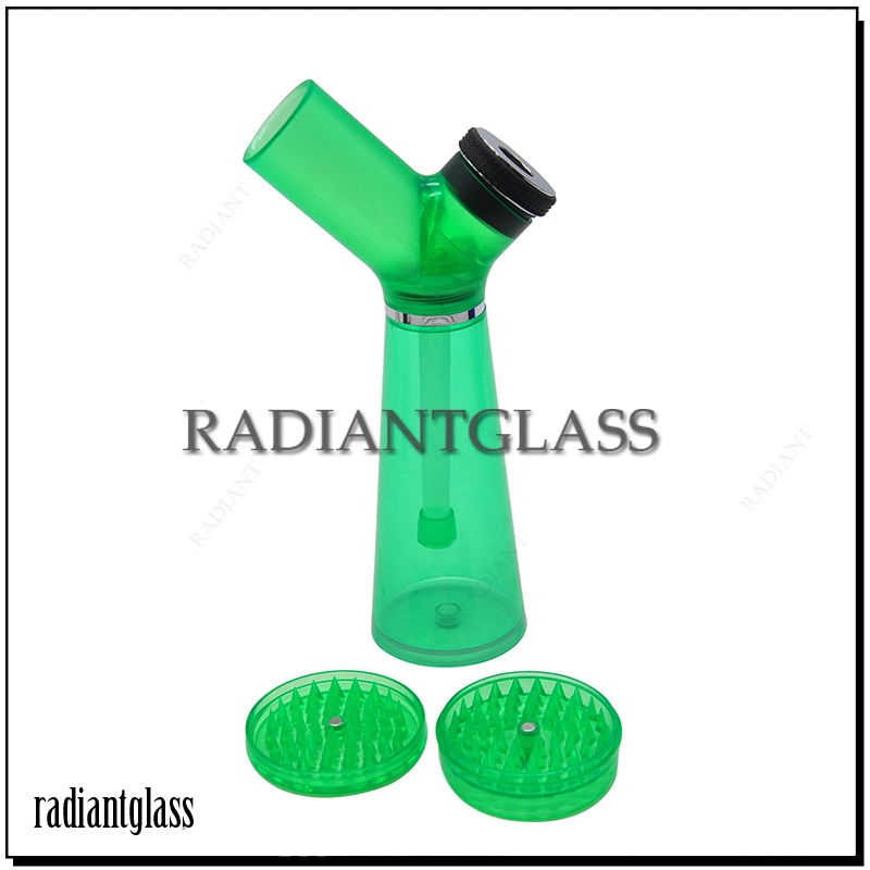 Plastic Cup Shape with Base Herb Grinder Smoking Grinders Tobacco Pipe