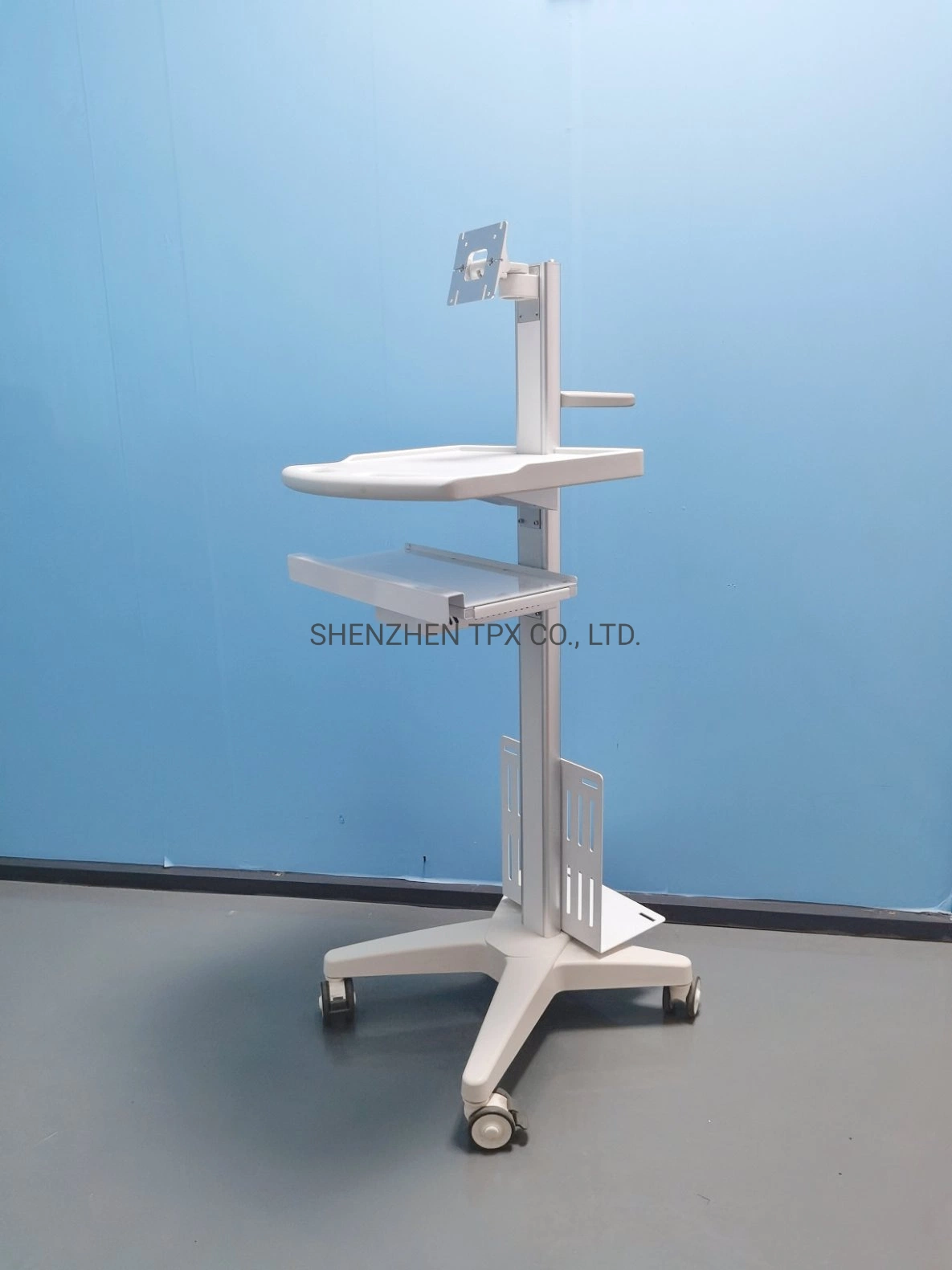 Hospital Monitor Mounting Stand Medical Trolley Cart for Computer Display It Solution Vesa