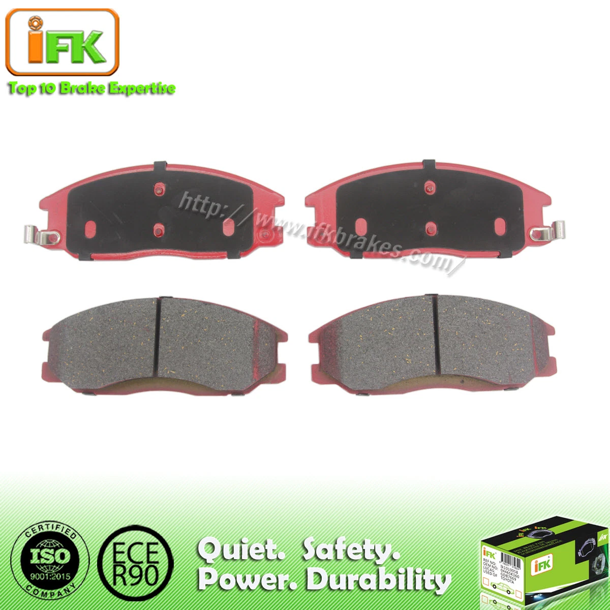 Auto Parts Semi-Metallic Ceramic Front Disc Brake Pad for Hyundai Highway/H1 Starex/Santa Fe 00 Gdb3297/58101-26A00/D1097